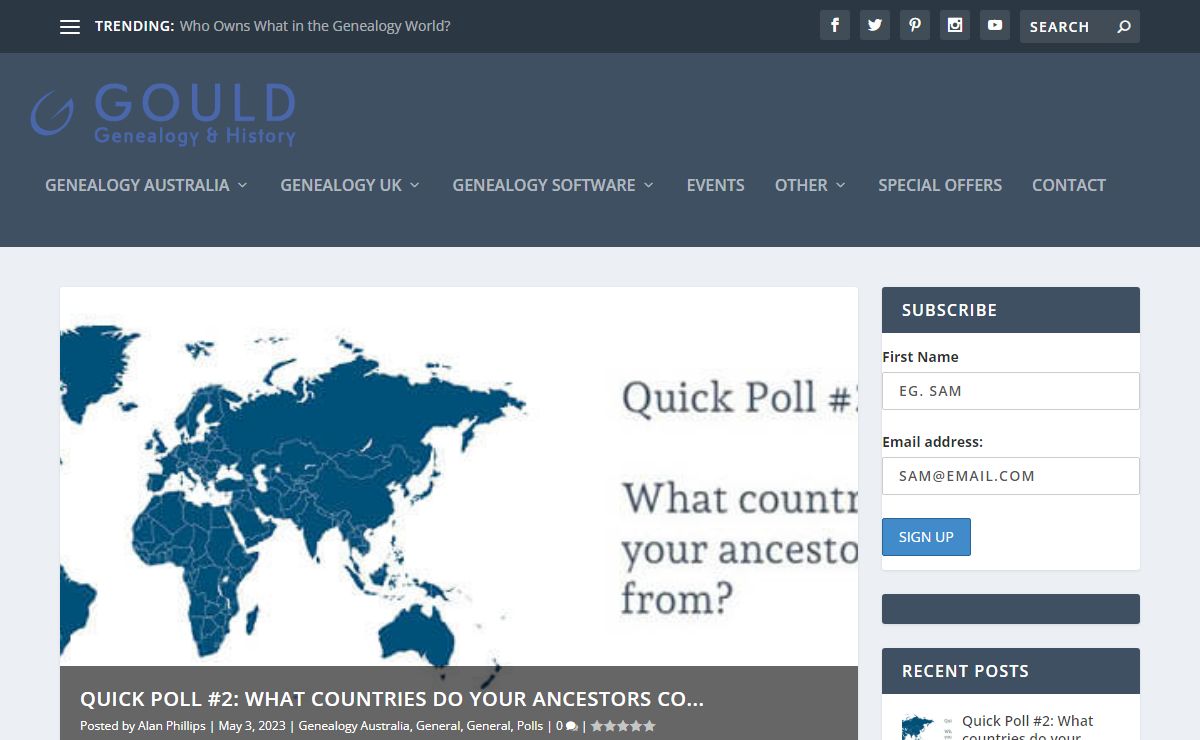 Genealogy & History News - Genealogy and history news and product announcements for Australians