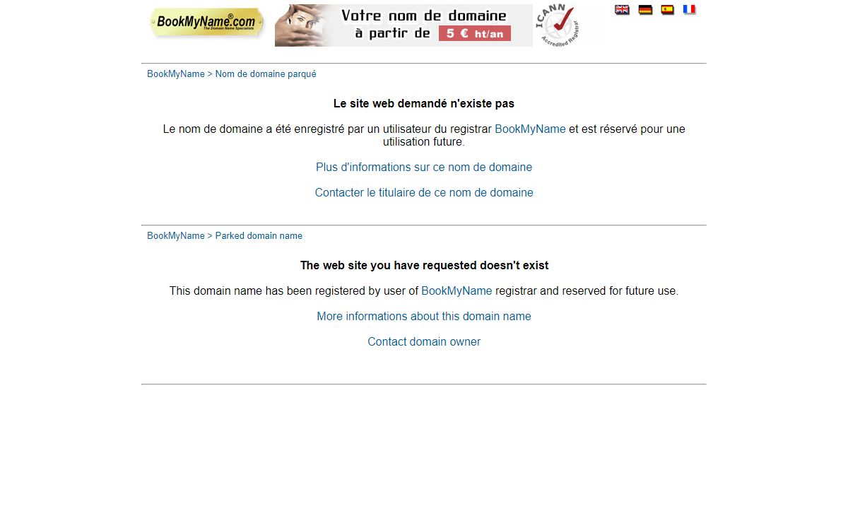 Nom de domaine www.gourmet-delice.com
