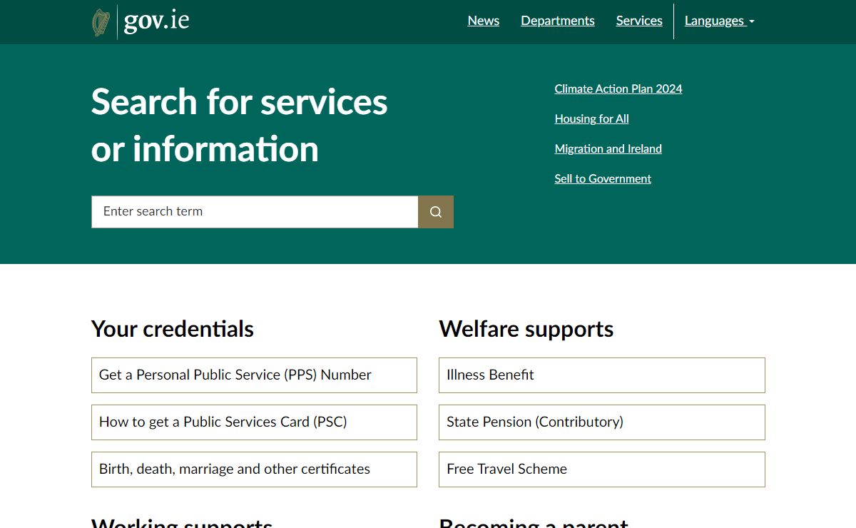 gov - Search for services or information
