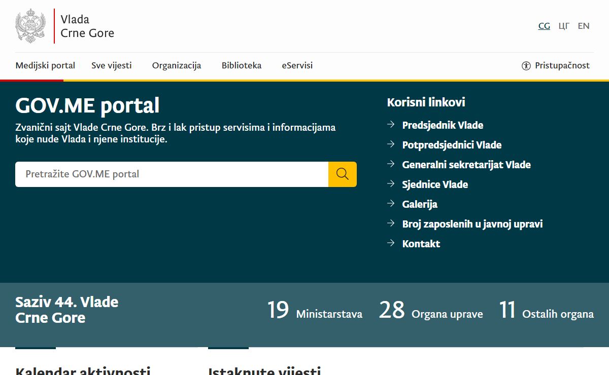 Vlada Crne Gore - GOV.ME