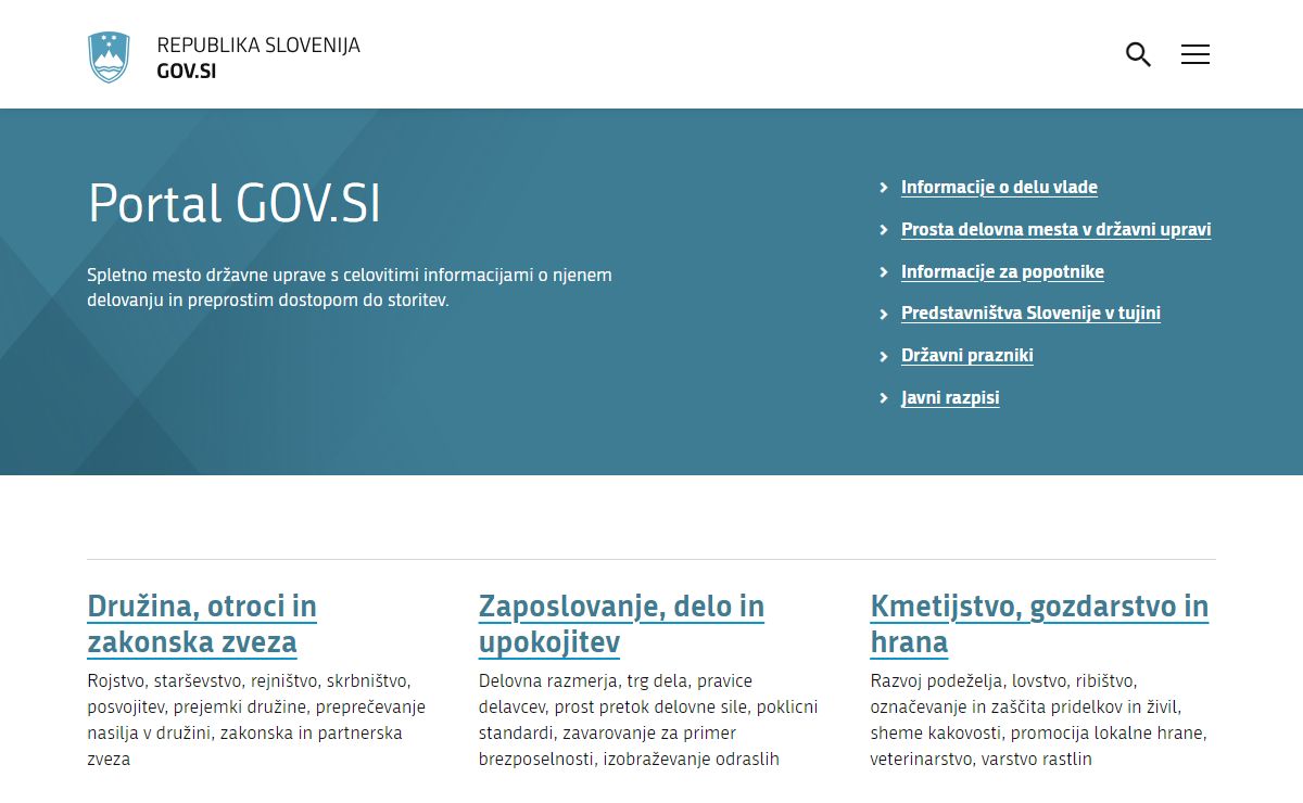 Portal GOV.SI