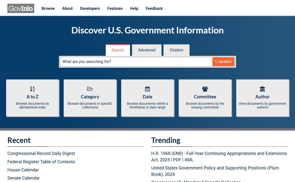 GovInfo | U.S. Government Publishing Office