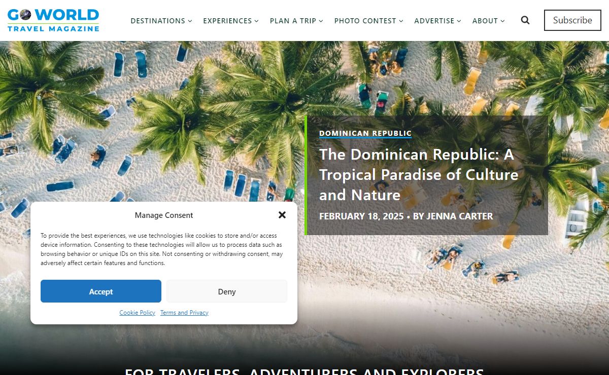 Go World Travel Magazine | For Travelers, Adventurers & Explorers