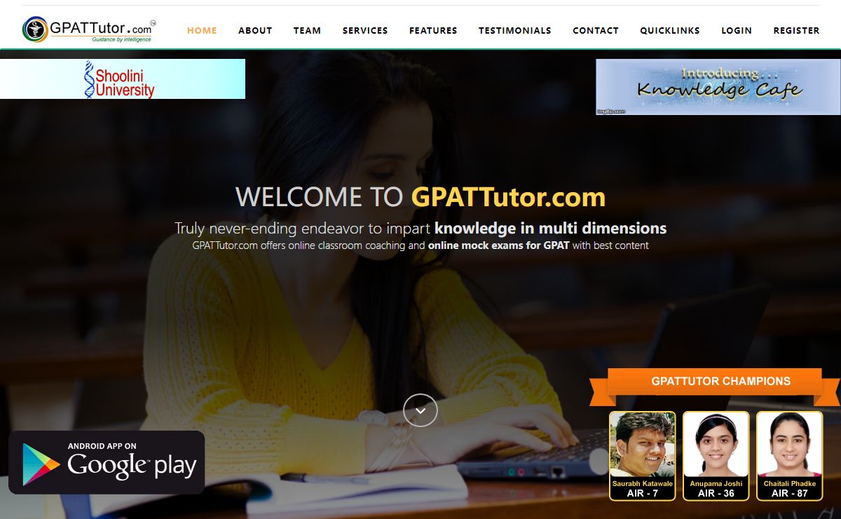 GPAT Online Coaching | Online Mock Exams for GPAT