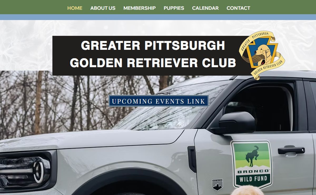 Home | Greater Pittsburgh Golden Retriever Club