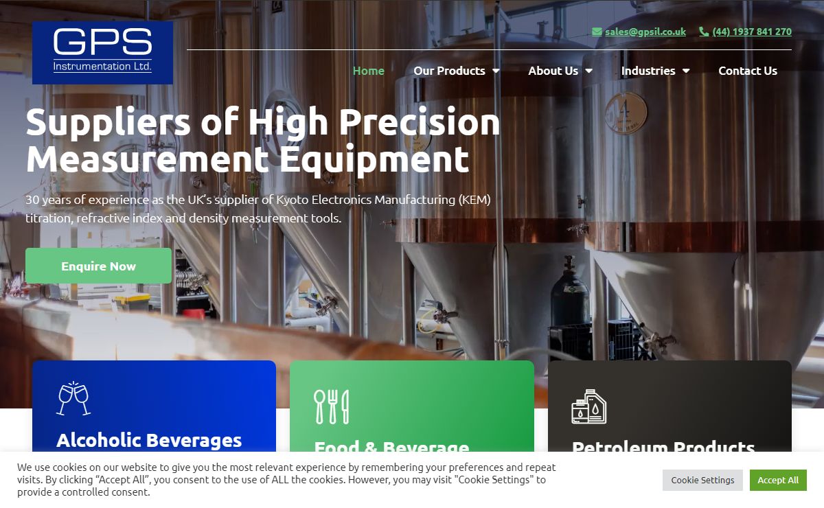 Titration Equipment and Measuring Products - GPS Instrumentation Ltd