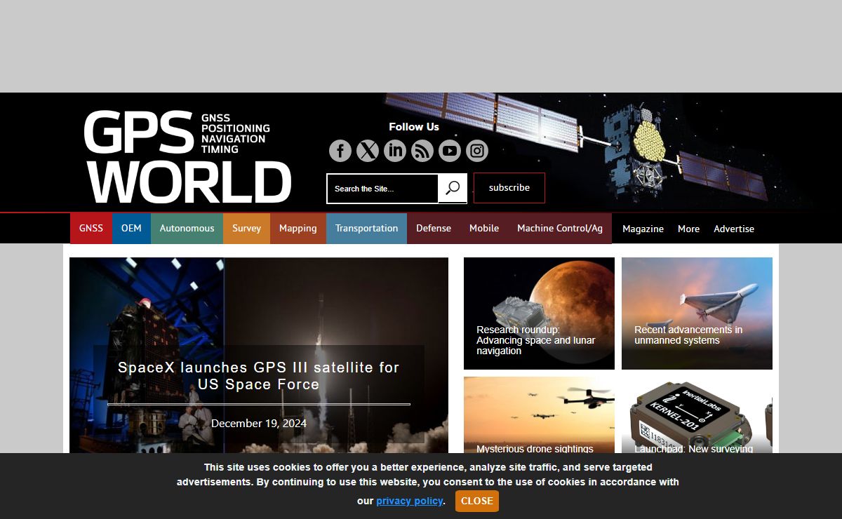 GPS World - The Business and Technology of Global Navigation and Positioning