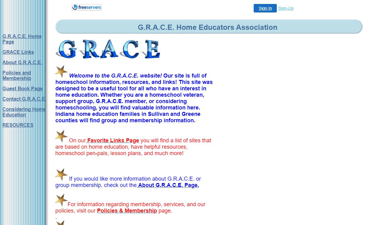 G.R.A.C.E. Home Educators Association