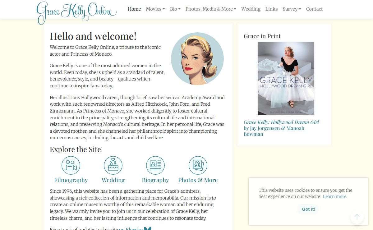 Grace Kelly Films, Biography, Photos, Wedding, and More · Grace Kelly Online