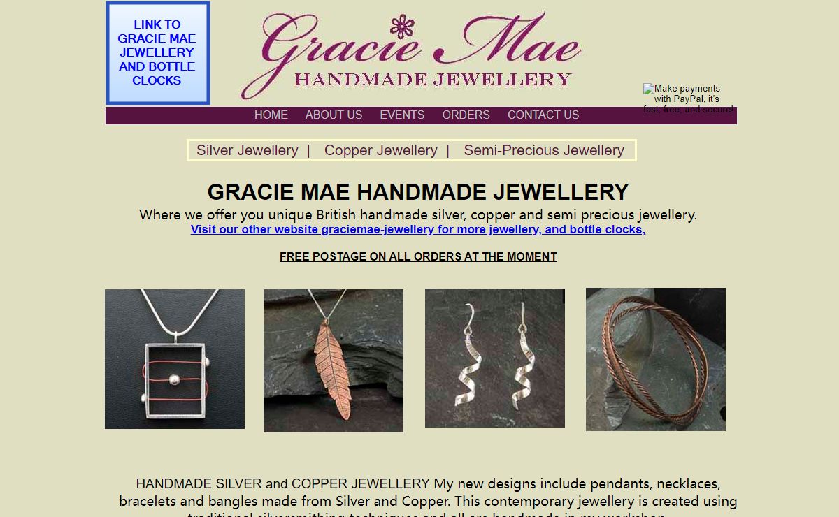 Gracie Mae handmade silver and copper jewellery