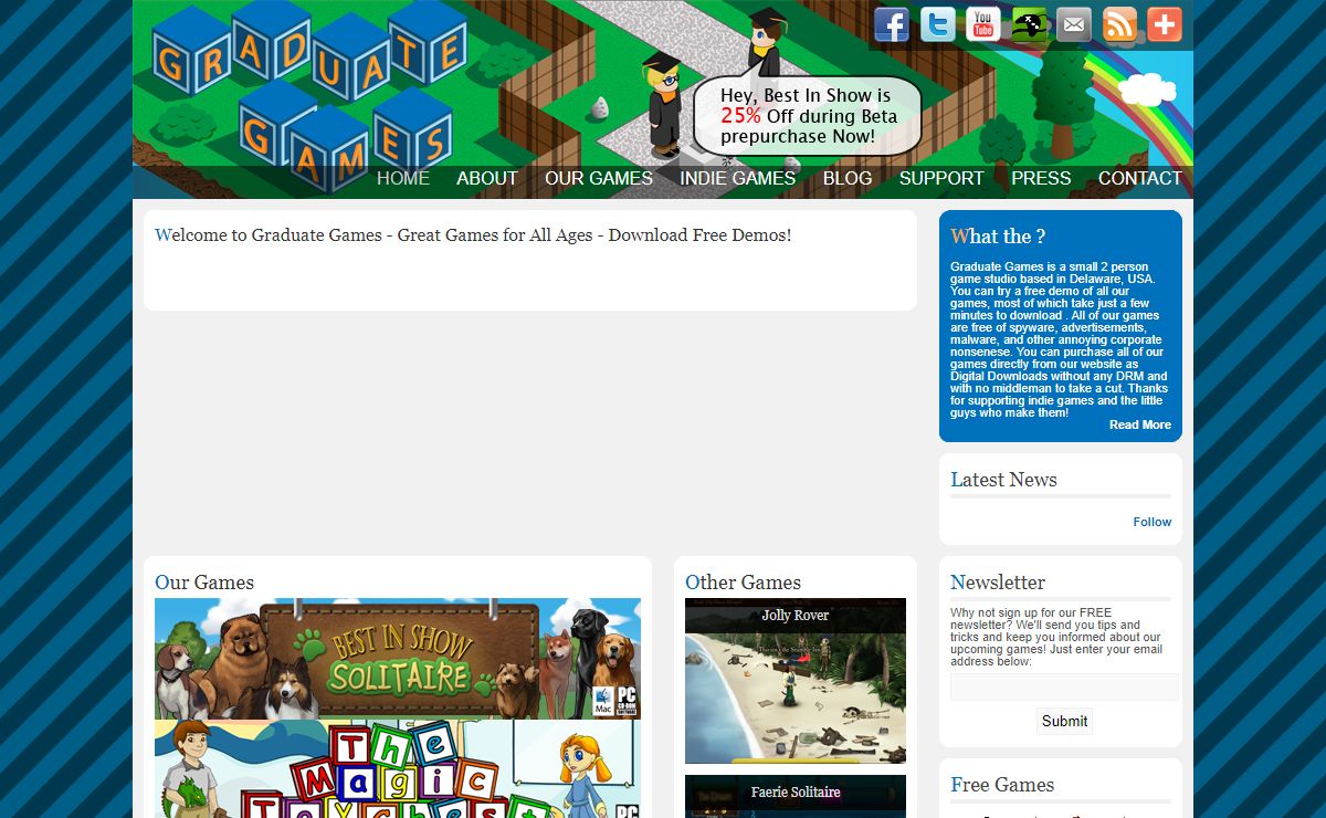 Graduate Games - Indie Games from Delaware - PC full games download - Free pc game demo downloads