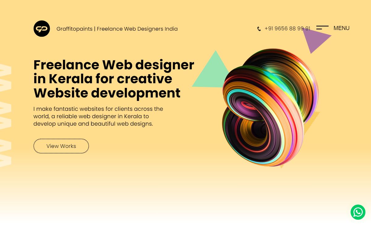 #1 Web Designer in Kerala for Freelance Development