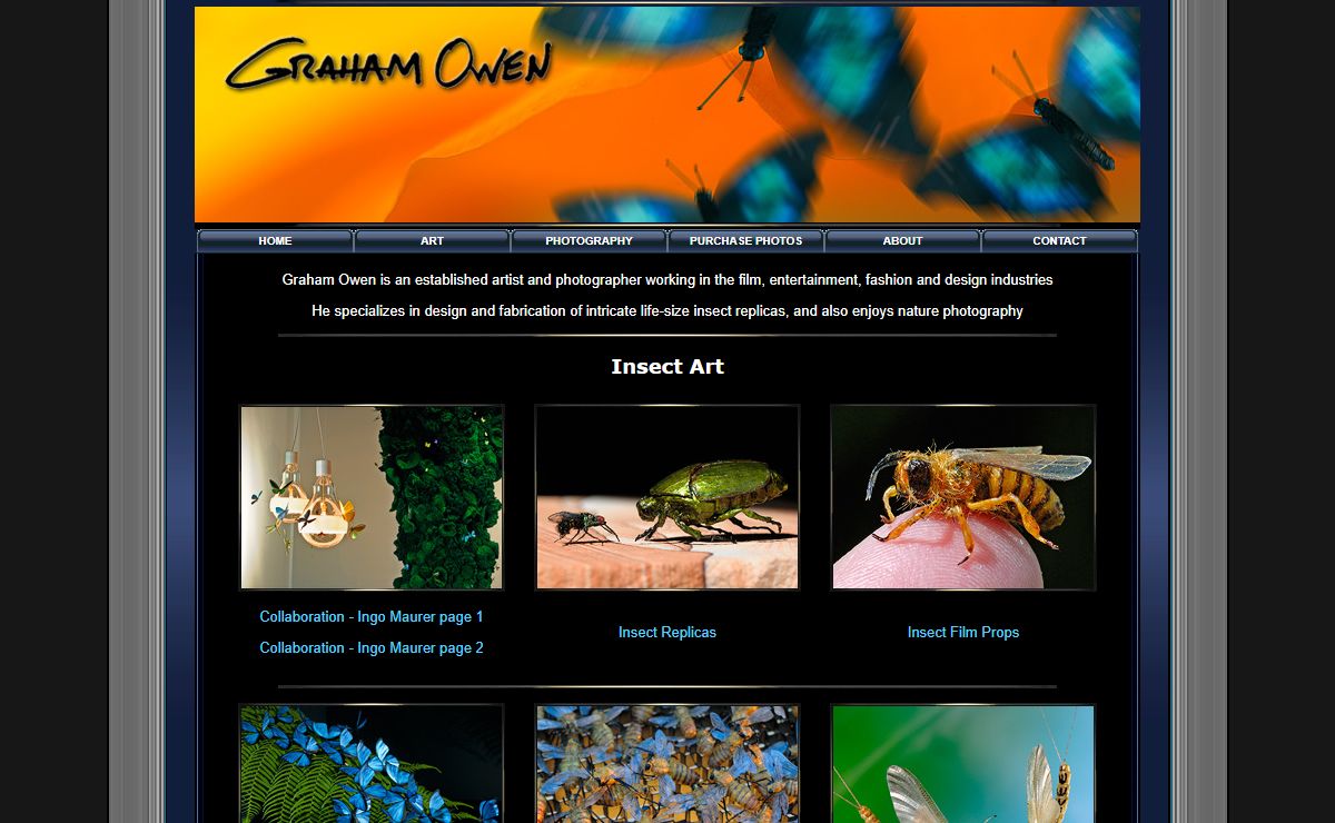 Graham Owen - Artist and Photographer Inspired by Nature