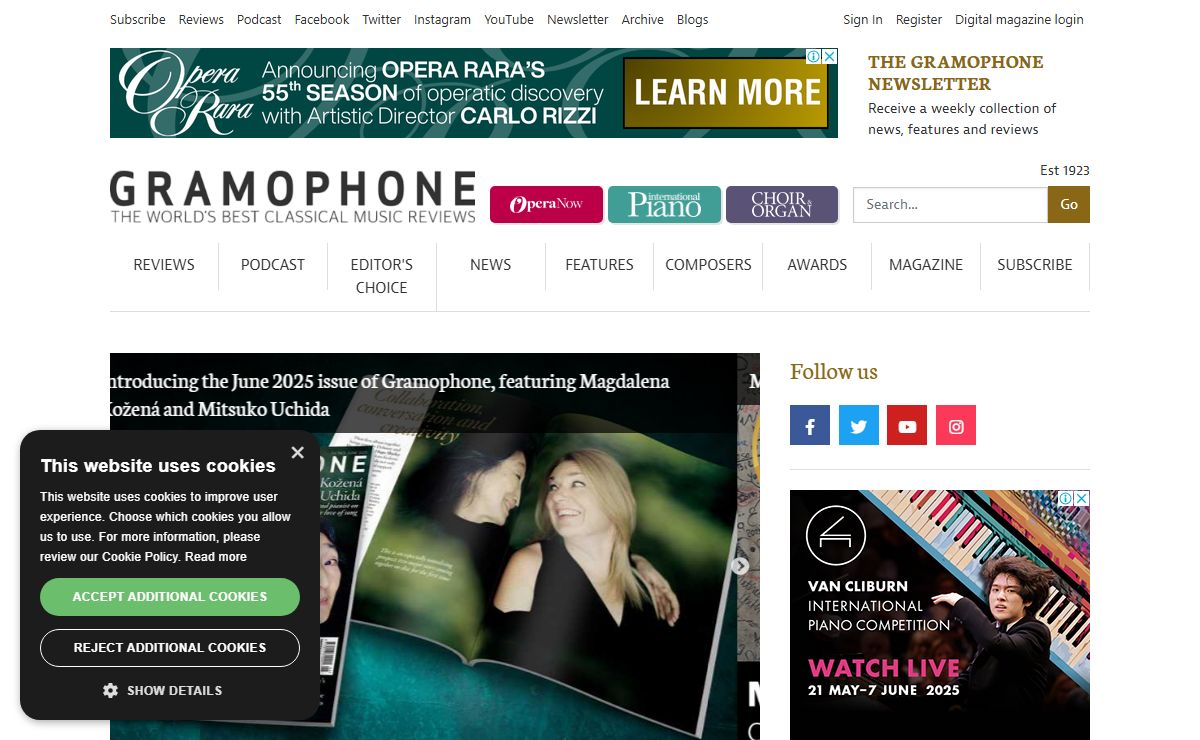 Gramophone – classical music magazine, podcast and reviews | Gramophone