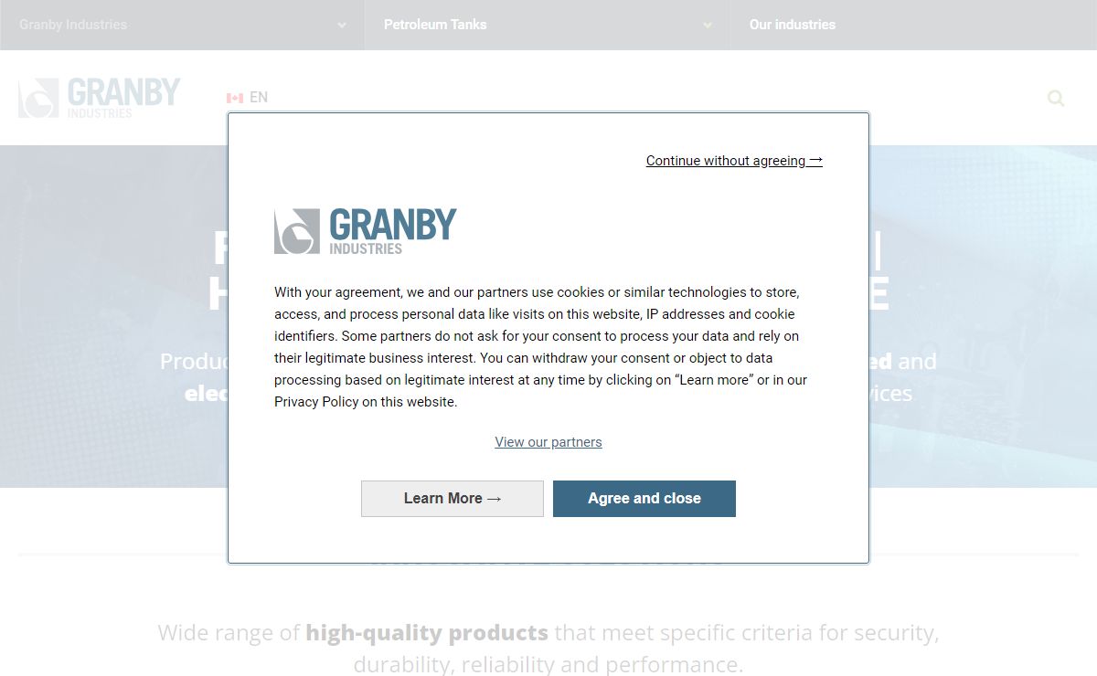 Granby oil tanks | Granby tanks | Granby Industries