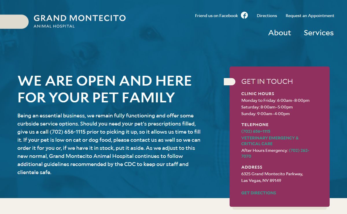 Veterinarian in Las Vegas, NV | Grand Montecito Animal Hospital