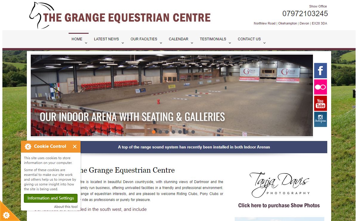 The Grange Equestrian Centre | Devon | The South West's Premier Venue