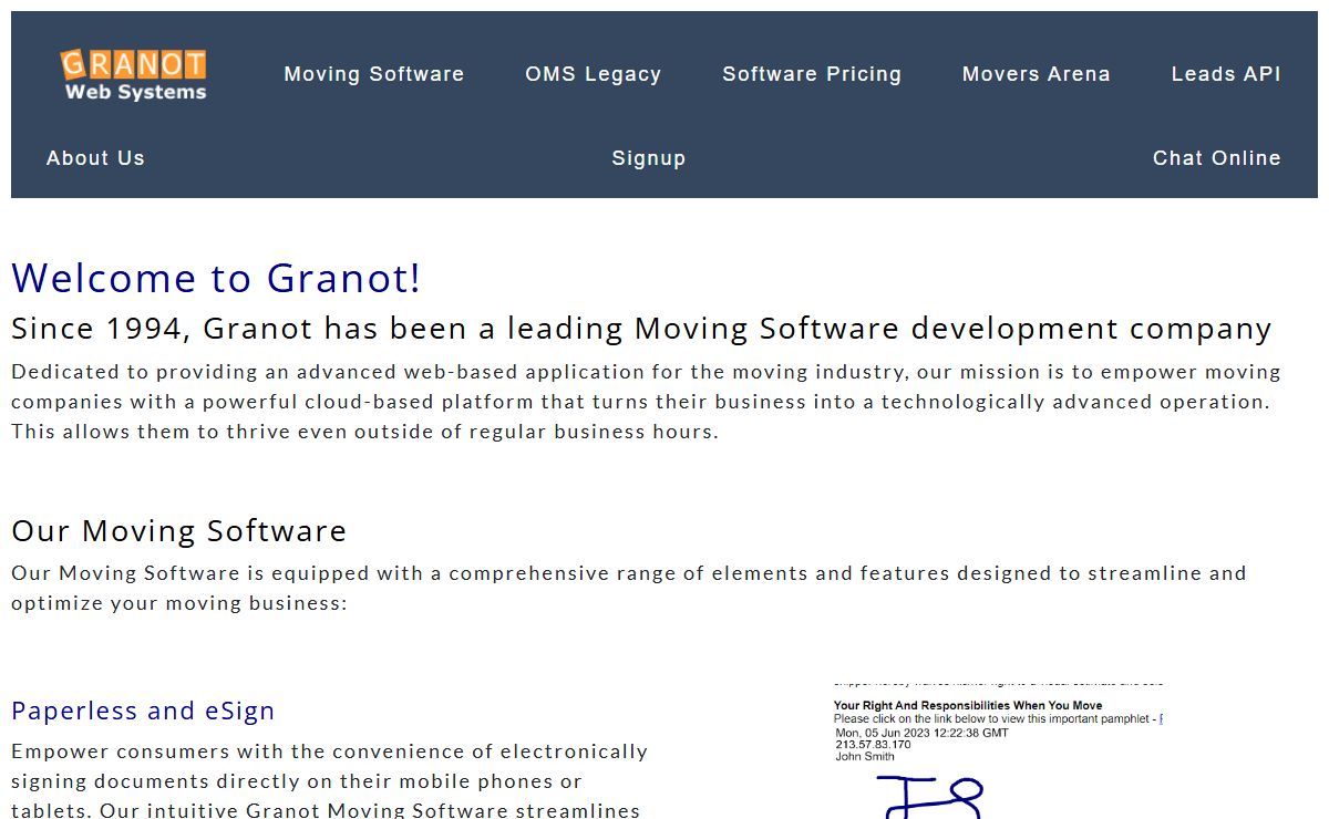Moving Software