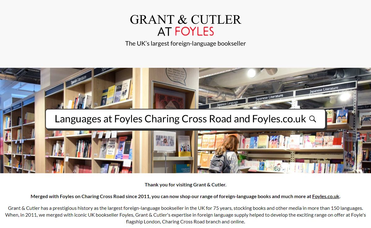 Grant & Cutler at Foyles Charing Cross Road