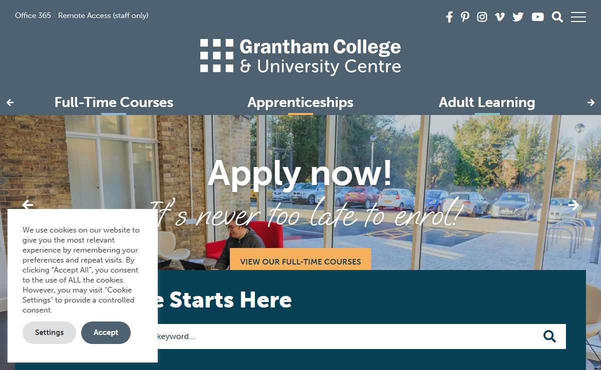 Grantham College - We have over 60 years’ experience of providing education and training.