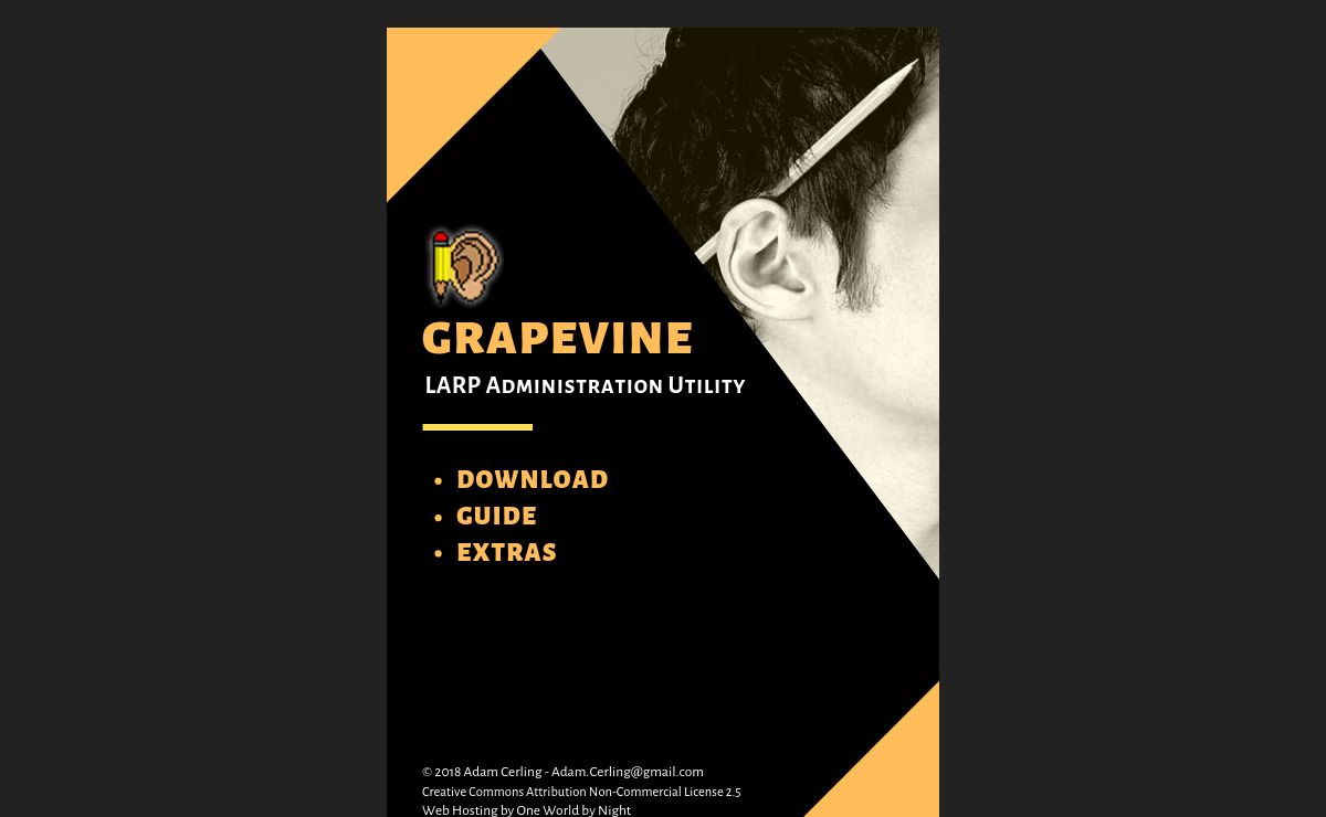 Grapevine LARP Administration Utility