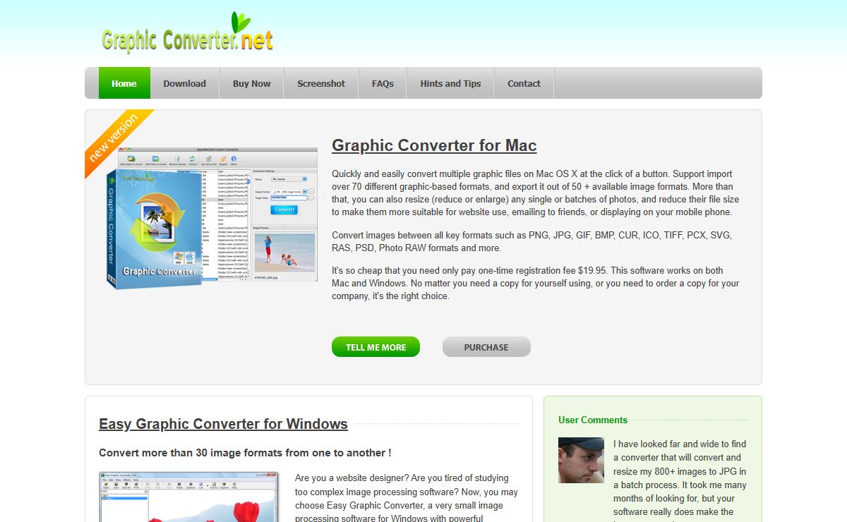 Graphic Converter - Convert Image BMP, JPG, GIF, PNG, ICO, TIFF, more