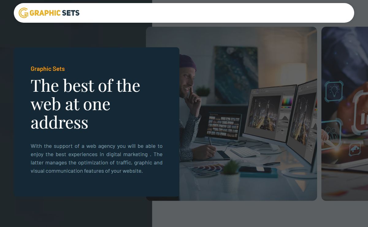 Overview of the services of a web agency