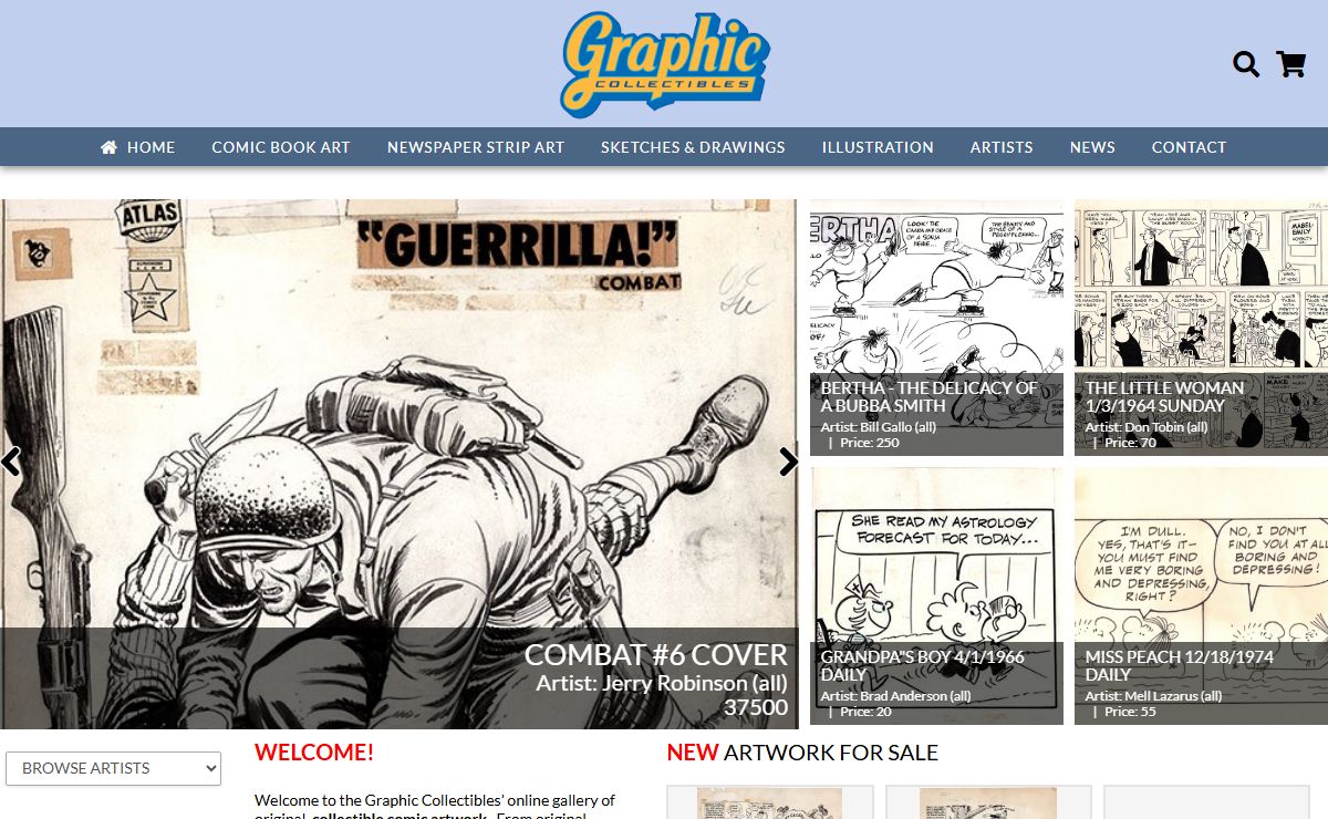Graphic Collectibles Comic Art :: Original Comic Art For Sale