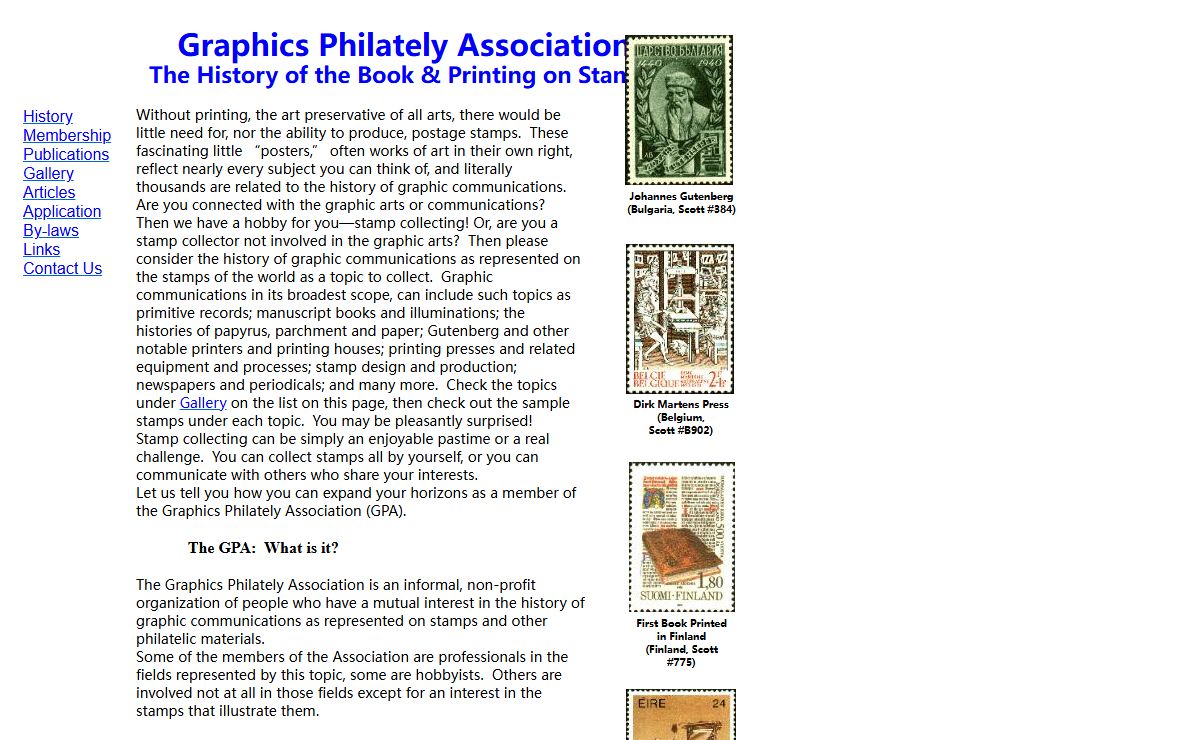 Graphics Philately Association