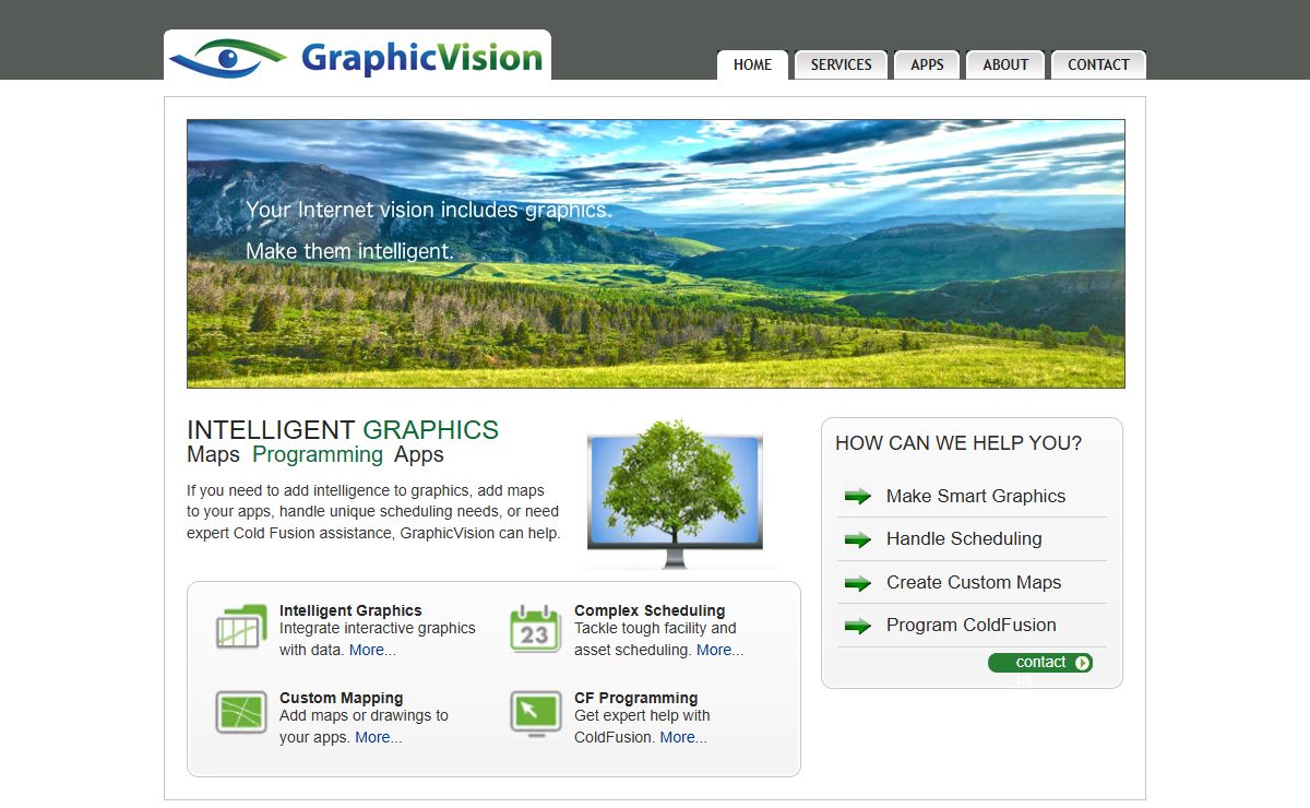 GraphicVision - Intelligent Graphics, Custom Mapping and Scheduling, CF Programming