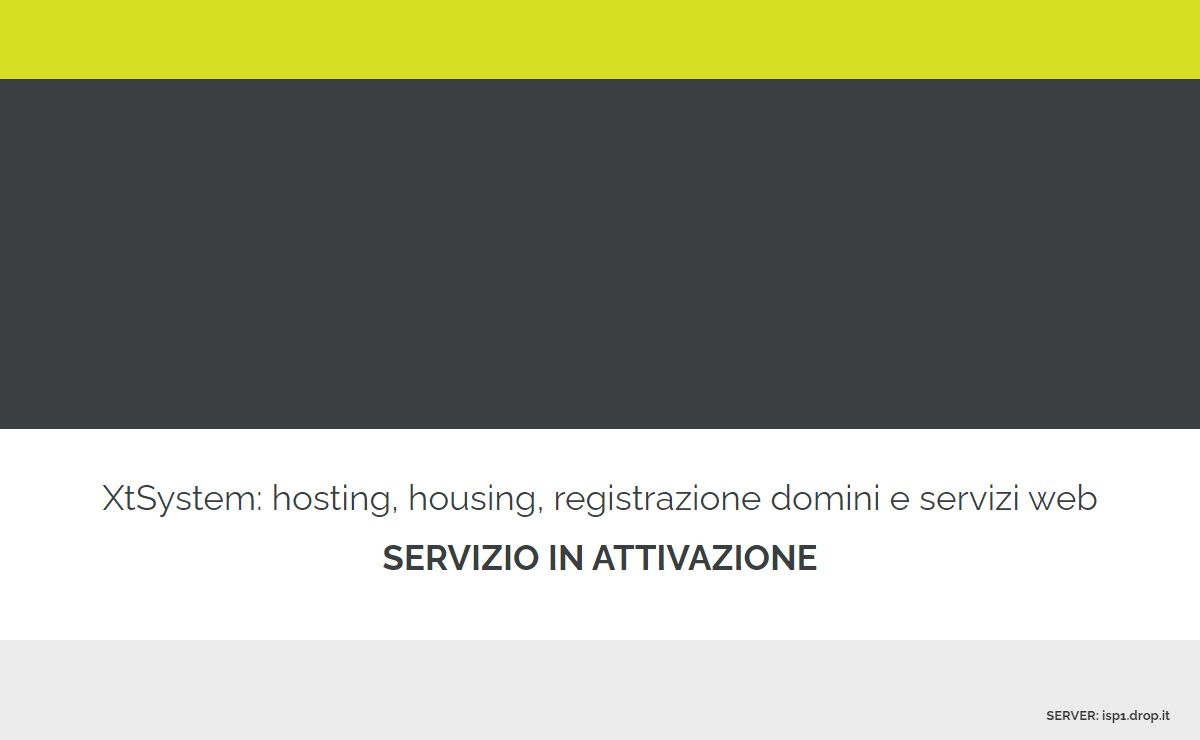 XtSystem: hosting, housing, registrazione domini e servizi web