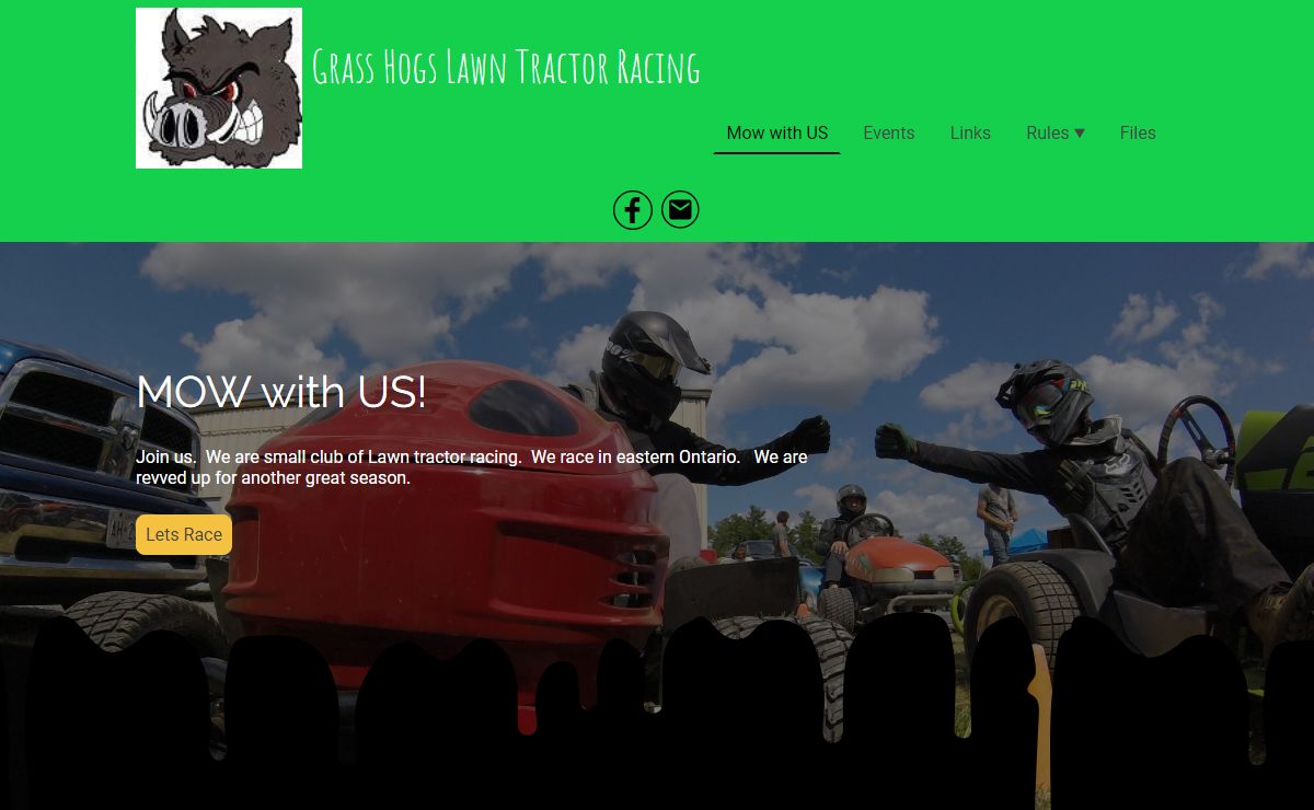 Mow with us