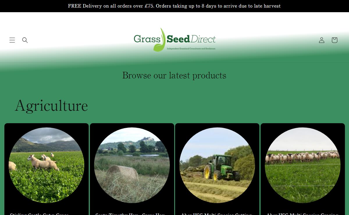 Grass Seed Direct, growing Scots Timothy Hay for over 140 years