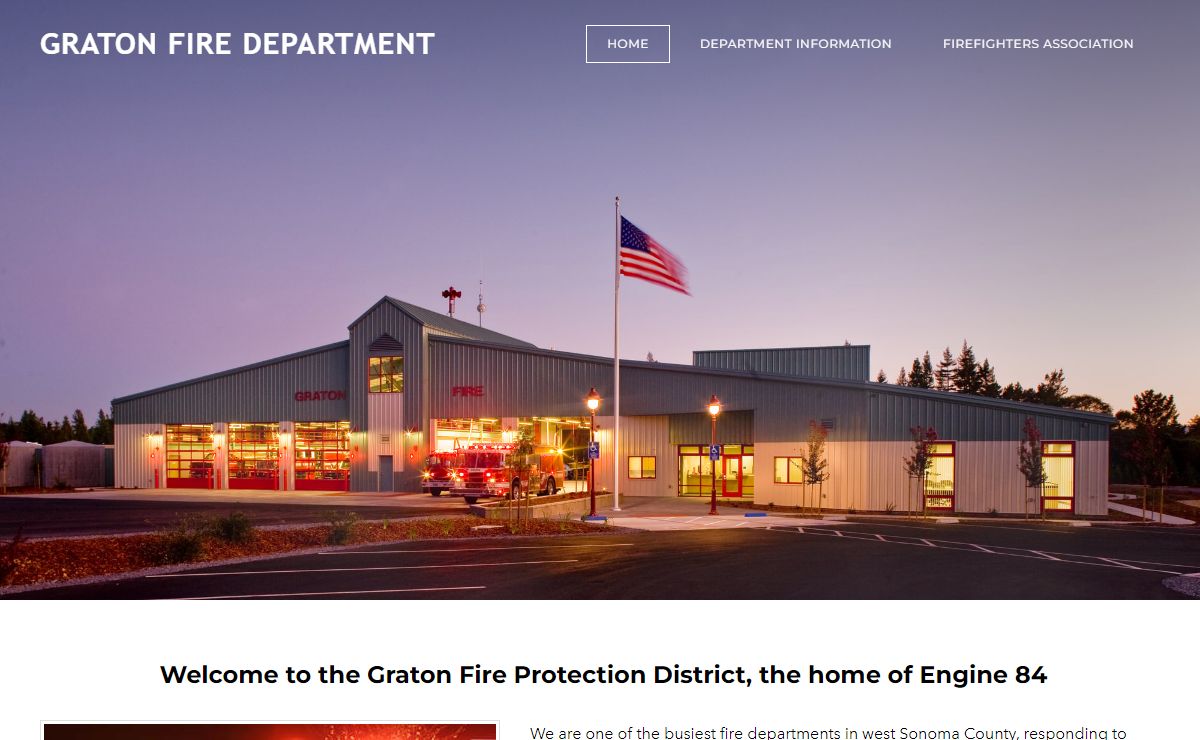 GRATON FIRE DEPARTMENT - Home