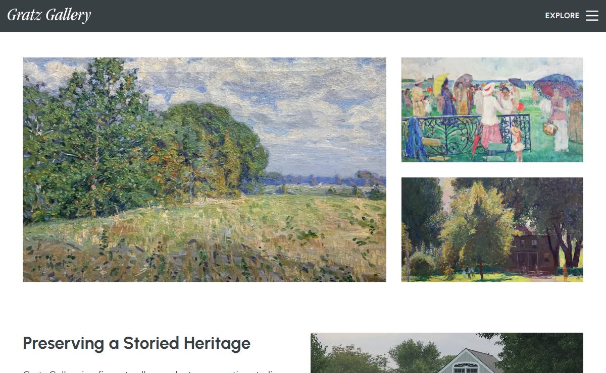 Bucks County's Premier Fine Art… | Gratz Gallery & Conservation Studio