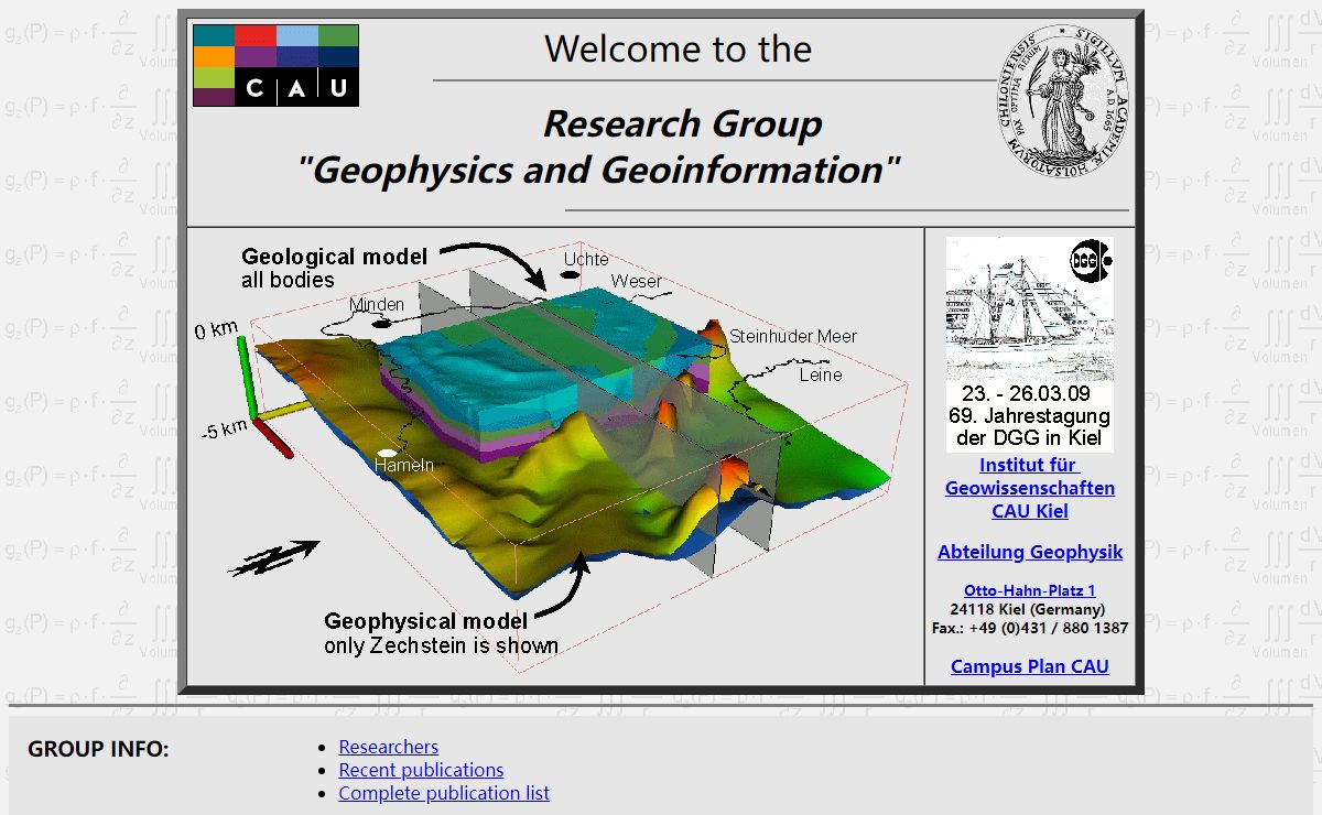 Workinggroup "Potential Fields"