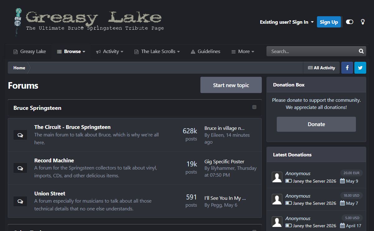 Forums - Greasy Lake Community