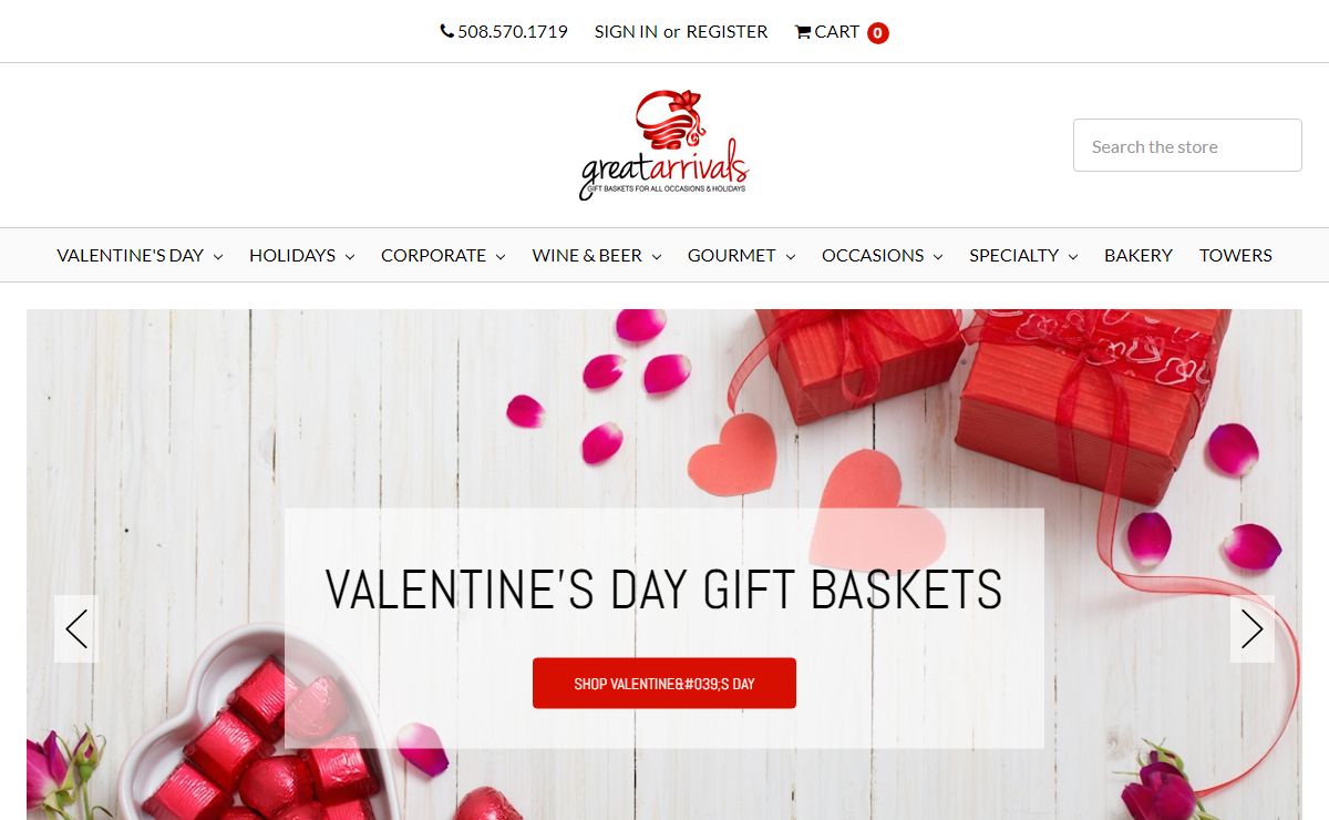 Gourmet Gift Baskets for All Occasions & Holidays | GreatArrivals