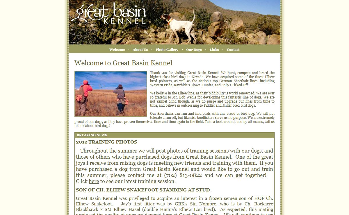Great Basin Kennel :: Welcome to Great Basin Kennel