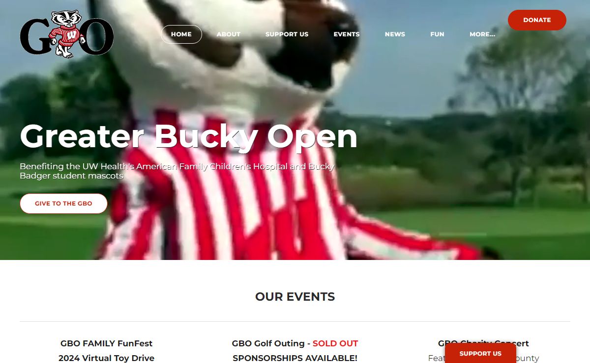 Greater Bucky Open - Home