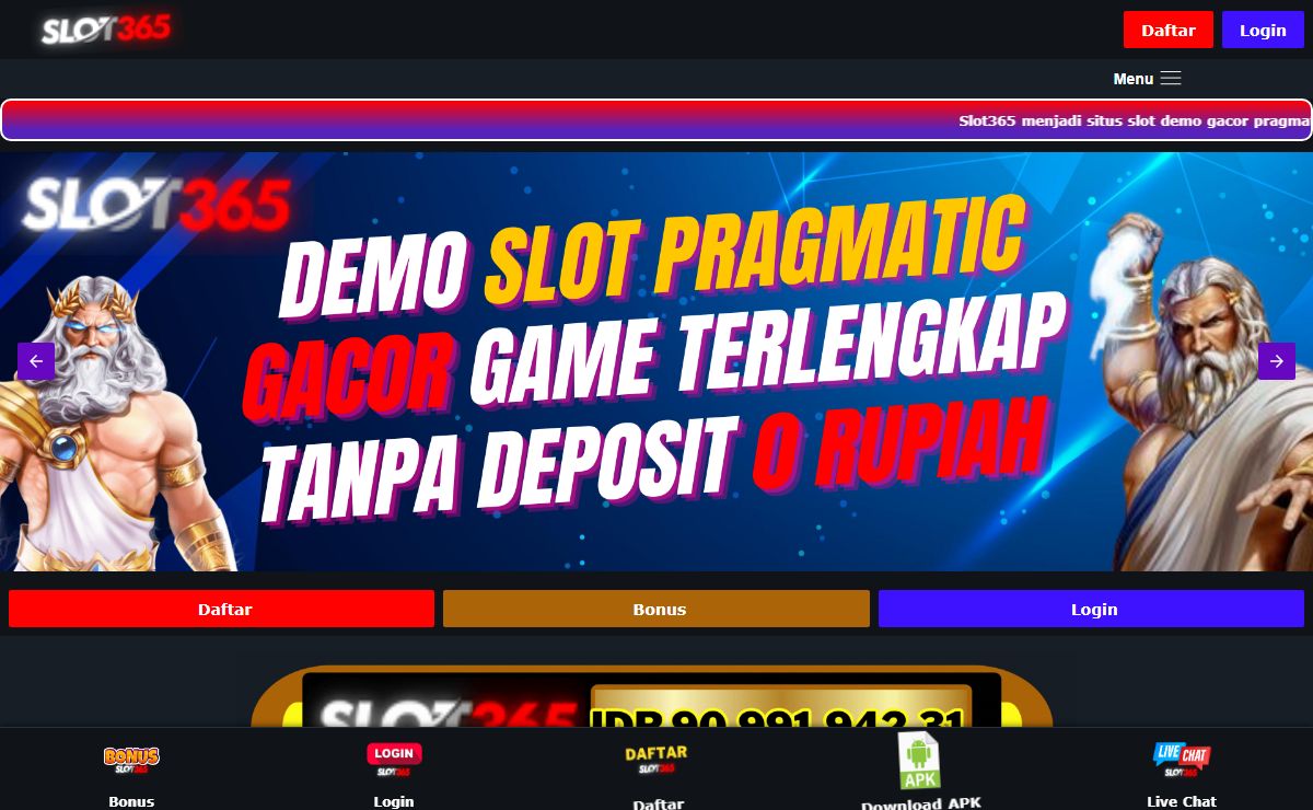 Slot365: Situs Slot Demo Pragmatic & Slot Online Gacor Terlengkap Hari Ini