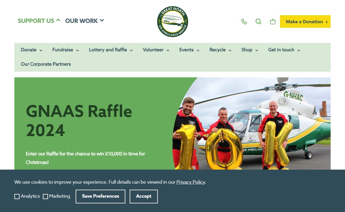 Great North Air Ambulance Service | Charity funded, world-class critical care