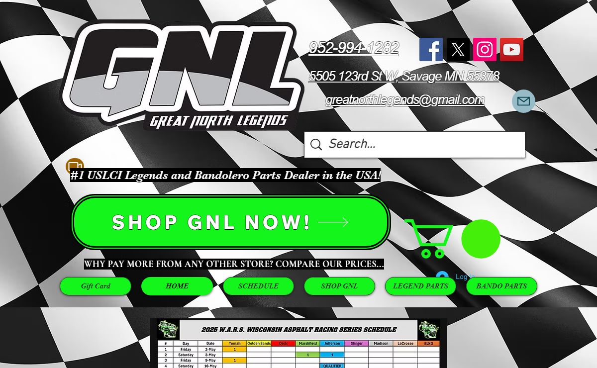 Legends and Bandolero Parts| Great North Legends | United States
