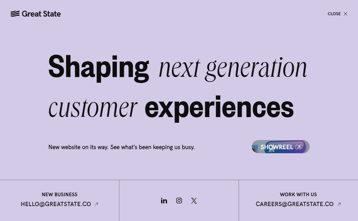 We help brands stay relevant in a connected world | Great State