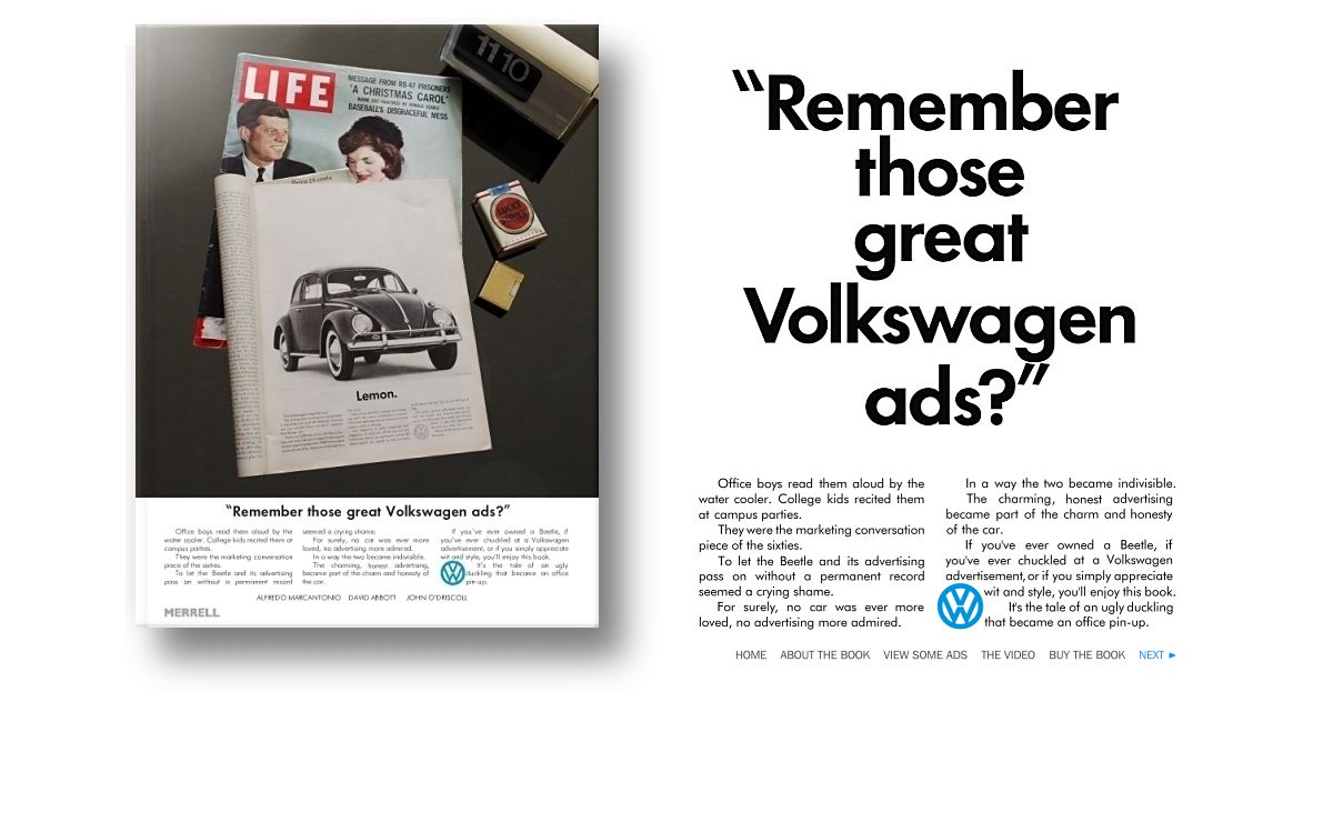 NEW EDITION "Remember those great Volkswagen ads?"