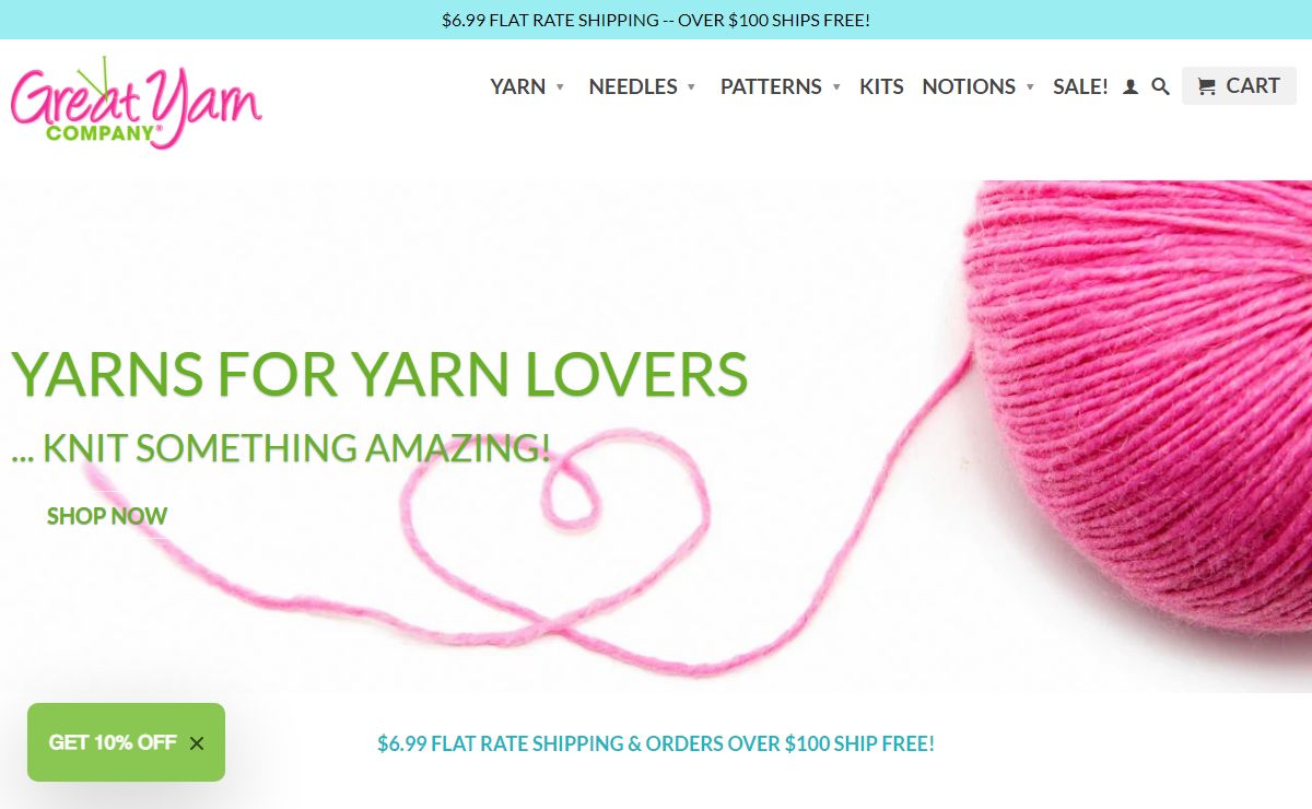 Great Yarn Company | Online Yarn Shop | Knitting Crochet Texas