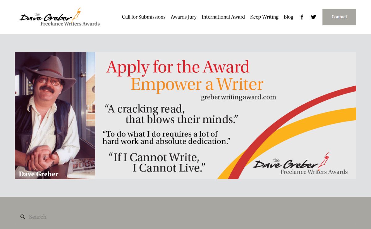 Greber Writing Award