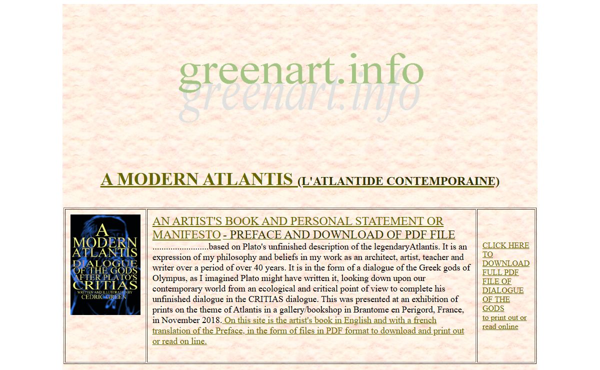 GREEN ART - Green Prints, GreenArt Guide & Cedric Green prints, Green Houses