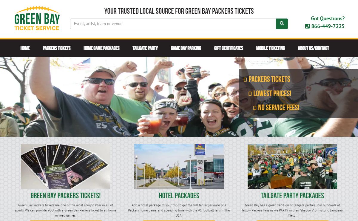 | Green Bay Ticket Service