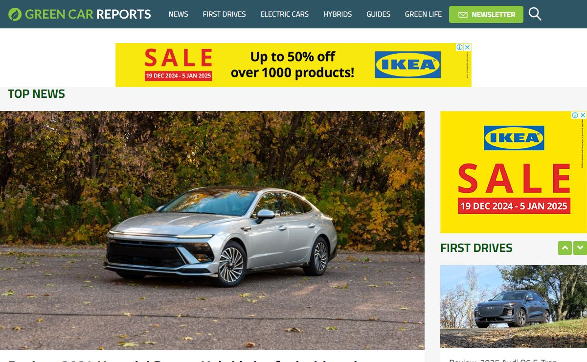 Green Car Reports - Hybrid and Electric Car News, Reviews and Buying Guides